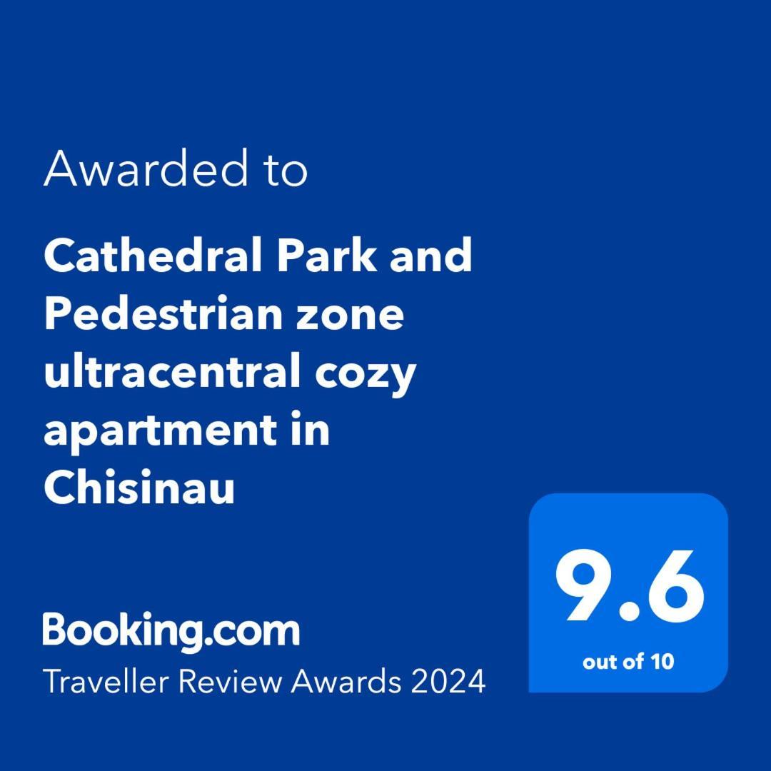 Cathedral Park And Pedestrian Zone Ultracentral Cozy Apartment In Кишинев Екстериор снимка